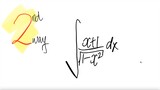 2nd way: ∫ (x+1)/(1-x^2) dx