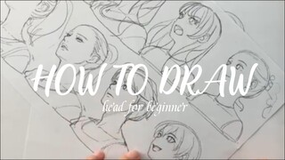 HOW TO DRAW Face for beginner ✨