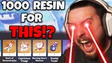 I spent OVER 1,000 RESIN, was it worth it? | Genshin Impact