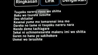 LIRIK LAGU OPENING DEMON SLAYER