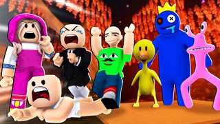 BOBBY PLAYS RAINBOW FRIENDS W/ BOSS BABY, JJ, AND MASHA PART 2 Roblox | Funny Moments