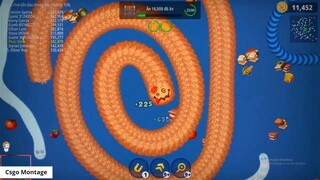 Worms Zone.io Rắn Săn Mồi #095 _ Noel tới rồi chơi rắn săn mồi thôi các bạn _ 6