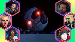 Gamers React to : Turning Off the Lights [FNAF: Security Breach]