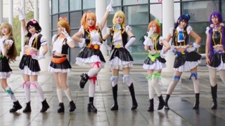 LOVE LIVE!】Nyanyian Pertempuran! Satu hati dan satu pengajaran di tengah hujan ❤️No Brand Girls