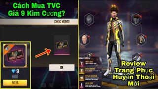 [Garena Free Fire]/Cách Mua Thẻ Vô Cực Giá 9 Kim Cương? Review Sớm Bộ Trang Phục Huyền Thoại Mới