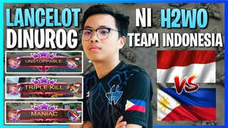 LANCELOT ni H2WO DINUROG ang TEAM INDONESIA 🔥 | National Arena