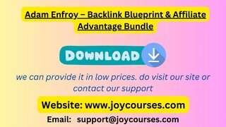 Adam Enfroy – Backlink Blueprint & Affiliate Advantage Bundle