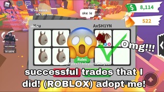 Successful trades that I did! (Roblox) adopt me!