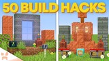 50 Minecraft 1.21 Build Hacks!