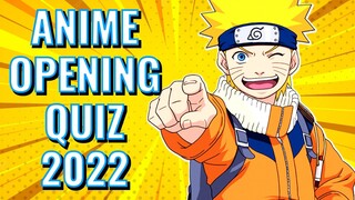 ANIME OPENING QUIZ // Guess The 40 Anime Openings // Anime Quiz