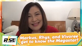 Markus, Rhys, and Vivoree get to know the Megastar! | #RiseandShine Extended | Rise Artists Studio