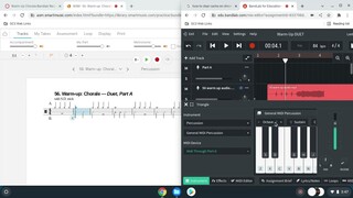 Percussion BandLab Duet Warm Up Chorale