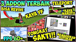 Wow😱 3 Addon MCPE 1.17 Terbaik | Survival jadi Gampang dan unik banget!! | #Addons #Addon #MCPE