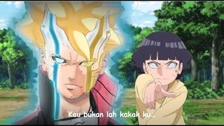 Himawari mode byakugan VS Boruto mode otsutsuki - Momoshiki bangkit mengendalikan tubuh Boruto