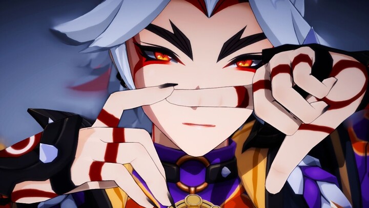 [Genshin Impact MMD] How flexible are the fingers of the Aratake faction boss?