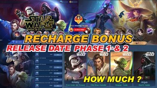 Kimmy Star Wars Skin Event RELEASE DATE Recharge Bonus Prize Pool | VPN Lesley Legend Skin MLBB 2022