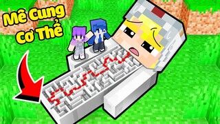 TÔ GÀ THỬ THÁCH 24H KHÁM PHÁ BÊN TRONG MÊ CUNG CƠ THỂ CỦA CHÍNH MÌNH TRONG MINECRAFT*MÊ CUNG TÔ GÀ