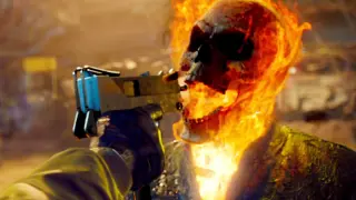 Ghost Rider: I'm not afraid of fire, but I'm afraid of your gun?