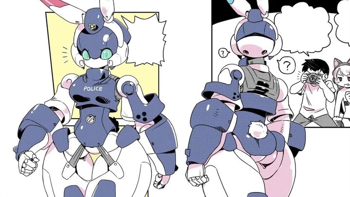 Or the rabbit police officer is more to my taste...【@shepherd_0821】