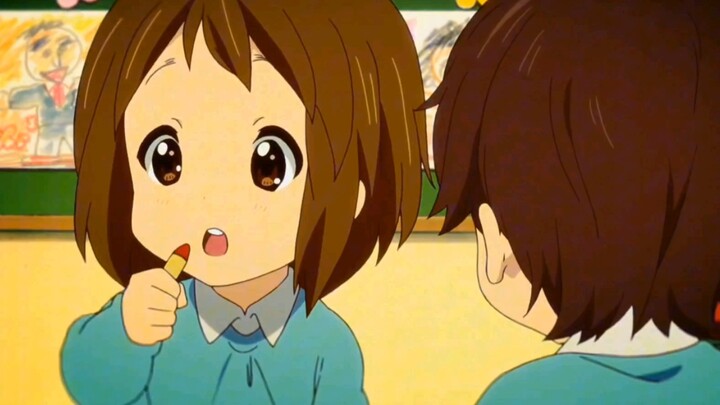 The magical acquaintance of Xiao Daiwei and He in K-On, the temptation of apples! Daiwei also wants 