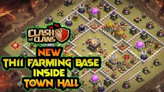 NEW TH11 FARMING BASE + LINK IN DESCRIPTION | CLASH OF CLANS