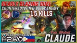 H2wo Claude Countered, But Still Win & Bullied the Enemy || Top Global Claude H2wo