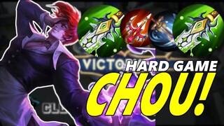 CHOU HARD GAME 1st 1st 1st + flicker?1 NEW COMBO Insection! Mobile Legends