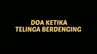 doa ketika telinga berdenging