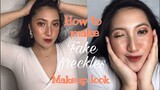 Faux Freckles Makeup Look 2020 | Vlog No.27 | Anghie Ghie