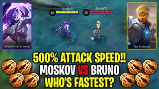 MOSKOV REVAMP VS BRUNO REVAMP - WHO'S FASTEST? MOBILE LEGENDS