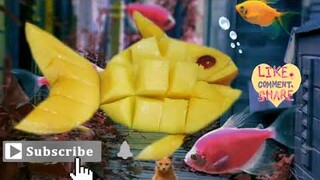 Mango Fish/ Fruit and vegetable carving tutorial