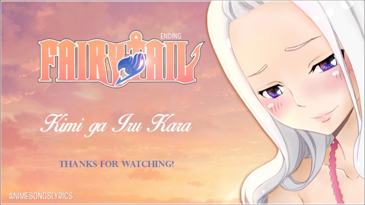 Full Fairy Tail Ed 4 Kimi Ga Iru Kara Romaji English Bilibili