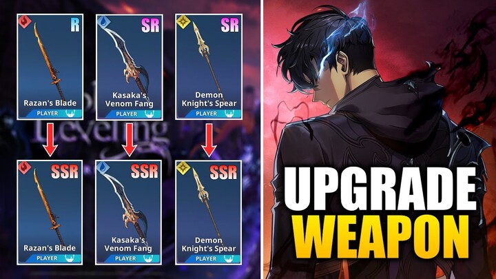 F2P FULL SENYUM! Senjata R/SR Bisa Di Upgrade Ke Tier SSR! | Solo Leveling: ARISE