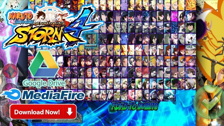 Naruto Shippuden Ultimate Ninja Storm 4 Road to Boruto Mugen apk [1.1gb]