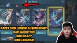 DAPET SKIN LEGEND GUSION GRATIS DARI MOONTON !! GIMANA CARANYA ? - Mobile Legends