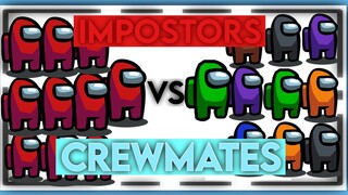 Impostors VS Crewmates in Tower Of Hell ROBLOX / Among Us