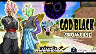 GOD BLACK (ZAMASU) SHOWCASE - ALL STAR TOWER DEFENSE