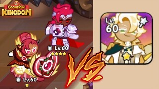 BUFFED Clotted Cream Cookie vs. Hollyberry & Wildberry Cookie! 2v1 ⚔️