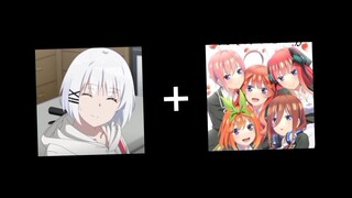 Siesta+Gotoubun no hanayome character