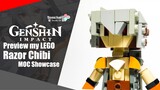 Preview my LEGO Razor Chibi from Genshin Impact | Somchai Ud