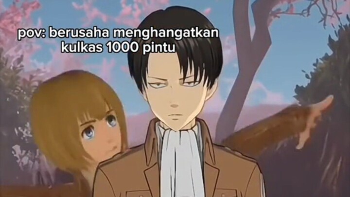armin berusaha menghibur lipai setelah teman teman nya metong 🗿