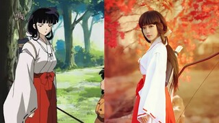 Anime "InuYasha" Kikyo và người thật ở trong cùng một khung hình, lúc này sắp tràn màn hình!