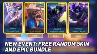 FREE RANDOM SKIN AND EXCHANGE IT (GET NOW!) MOBILE LEGENDS BANG BANG