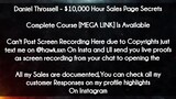 Daniel Throssell course - $10,000 Hour Sales Page Secrets download