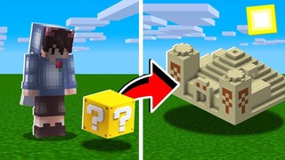 MINECRAFT TAPI LUCKY BLOCK STRUCTURE OVERPOWER!