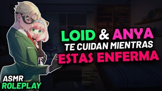 LOID Y ANYA TE CUIDAN MIENTRAS ESTAS ENFERMA | ASMR Roleplay | Loid Forger ASMR | ASMR Anime Español