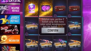 TOPUP 20,000 DIAMOND HANYA UNTUK SPIN EVENT BTS (PLASTIK) CRISTAL!! FREEFIRE BATTLEGROUND