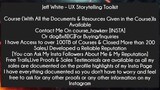 Jeff White – UX Storytelling Toolkit Course Download
