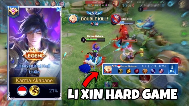 LI XIN HARD GAME