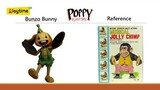 Poppy Playtime's ALL REFERENCES | What inspires their characters? What they look alike?